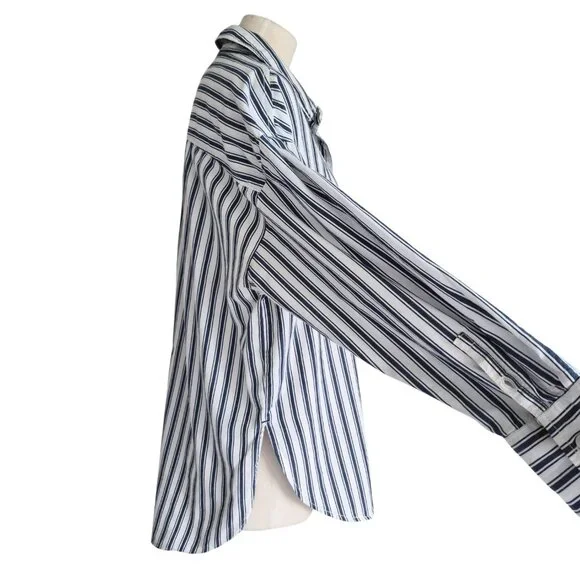 Anthropologie Maeve The Bennet Buttondown Shirt Size M - Picture 3 of 13